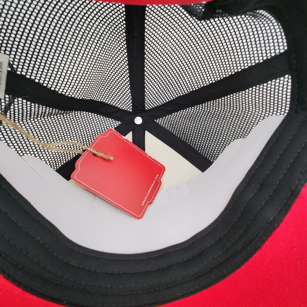 Ace Hardware American Needle Sinclair Hat Natural Red Retro‎ Snapback Cap NEW